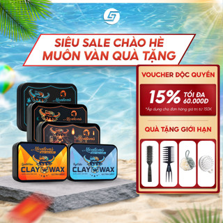 [BẢN MỚI HỘP NHỰA] Sáp Vuốt tóc MENITEMS 50/100GR | Sáp Styling Pomade/ Ultra Grip Clay Wax, giữ nếp tóc 8-10 tiếng
