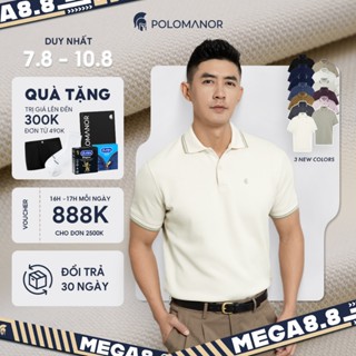 [NEW COLOR] Áo polo nam cao cấp BASIC CLASSIC vải cá sấu cotton interlock, thanh lịch, sang trọng - POLOMANOR