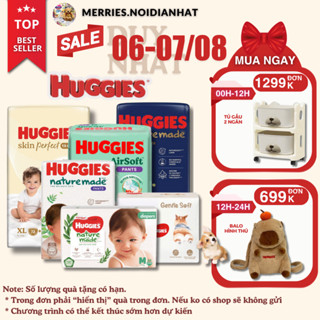 [HÀNG CHÍNH HÃNG CTY] Bỉm HUGGIES PLATINUM NATURE MADE size M58/L44/XL 38/XXL26/S82/NB60