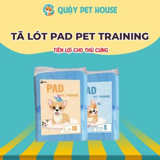 Tã cho chó mèo  Tã lót chuồng và khay vệ sinh PAD PET TRAINING khử mùi siêu thấm hút loại dày 1.5 