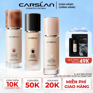 Kem Nền Carslan Chính Hãng- Trang Điểm Dạng Lỏng Kiềm Dầu Lâu Trôi Kháng Nước 24h Che Phủ Tốt 30g
