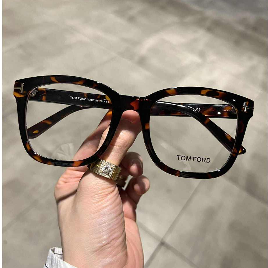 Kính gọng TF Mắt vuông Form to gọng Acetate cao cấp
