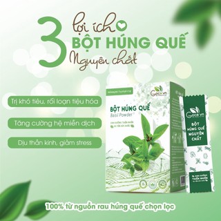 Bột húng quế nguyên chất Goce - 72g (24 gói x 3g)