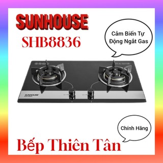 Bếp gas âm tự động ngắt gas sunhouse shb8836