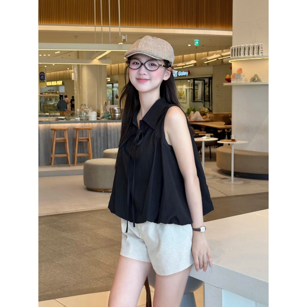Áo kiểu dáng bồng sát nách Miho House | BigBuy360 - bigbuy360.vn