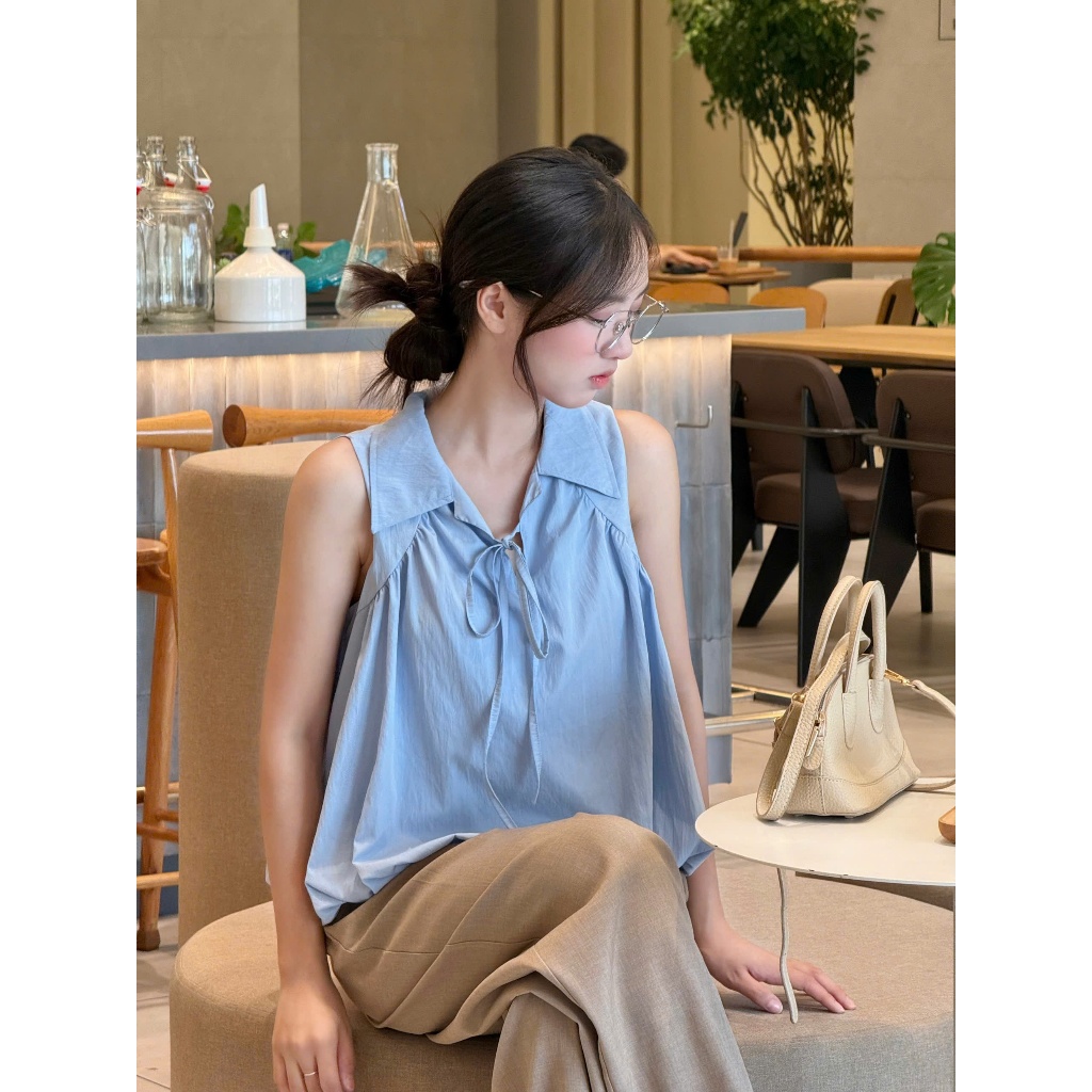 Áo kiểu dáng bồng sát nách Miho House | BigBuy360 - bigbuy360.vn