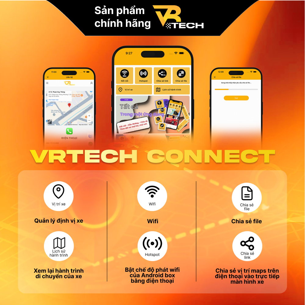 Android Box Ô Tô 2026 Chính Hãng VRTECH KX-18 Plus & Pro 2025 Chính Hãng, 2 Phiên Bản CPU 8 Nhân QCM6115,QCM6225,Carplay | BigBuy360 - bigbuy360.vn