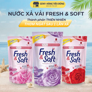 Nước Xả Fresh & Soft Thái Lan Mềm Vải Thơm Lâu Chống Nhăn Giữ Màu Quần Áo Đủ Loại 500ml