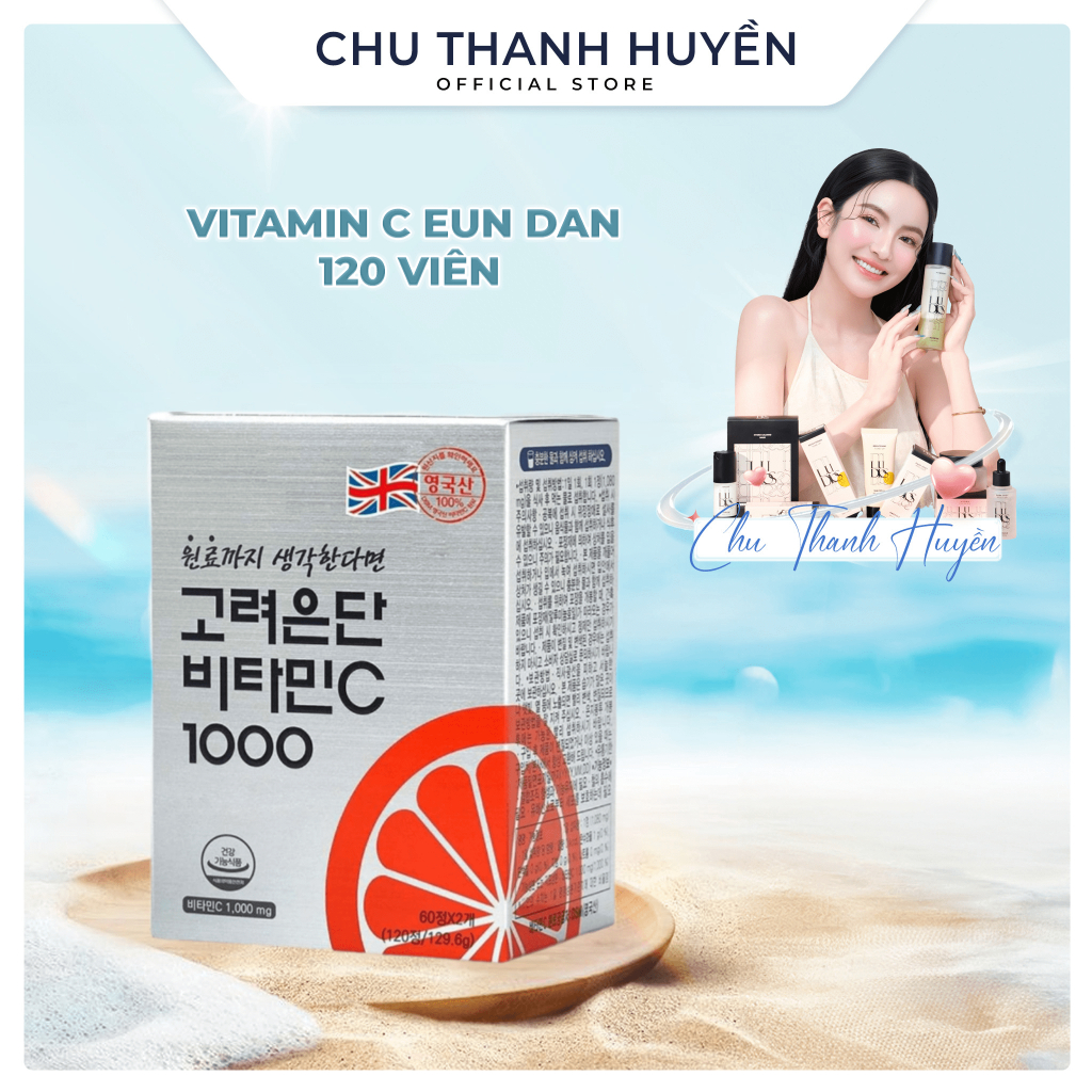 (C343) Sản phẩm làm đẹp da vitamin C EUN DAN 120 viên_Chu Thanh Huyền
