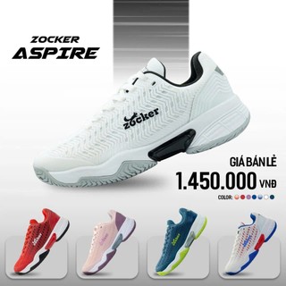  Giày thể thao đa năng Zocker Aspire tập luyện thi đấu cầu lông pickleball bóng bàn nam nữ mới đẹp rẻ 