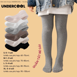 Quần Tất Len UNDERCOOL 4 Chiều Bé Gái Mùa Thu Đông Co Giãn Siêu Mềm Giữ Ấm Thoáng Khí Đa Màu Basic Dễ Phối QT13