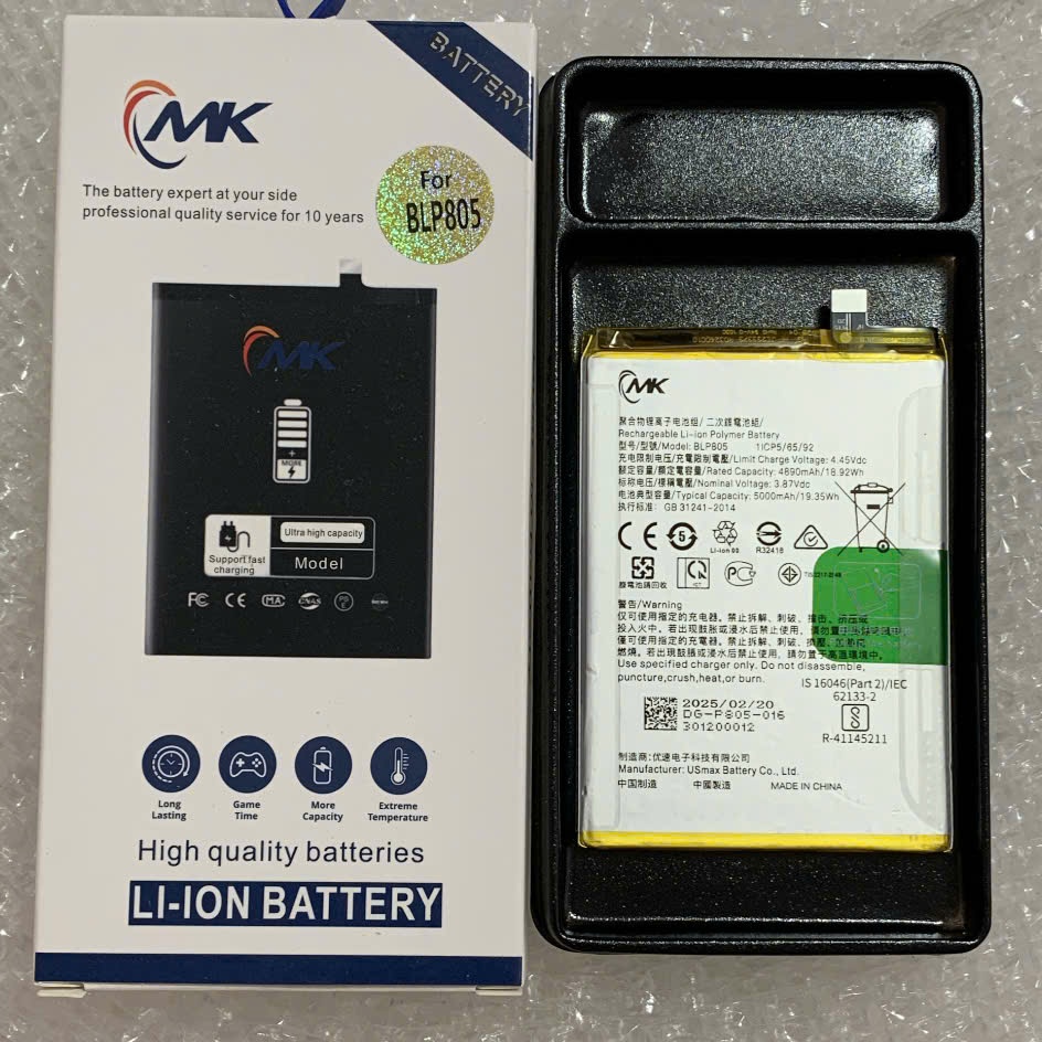 Pin BLP805 /oppo A53 2020 /A73 2020 /A54 /A56 5G /A16 /Realme V3 pin zin dung lượng 5000mAh