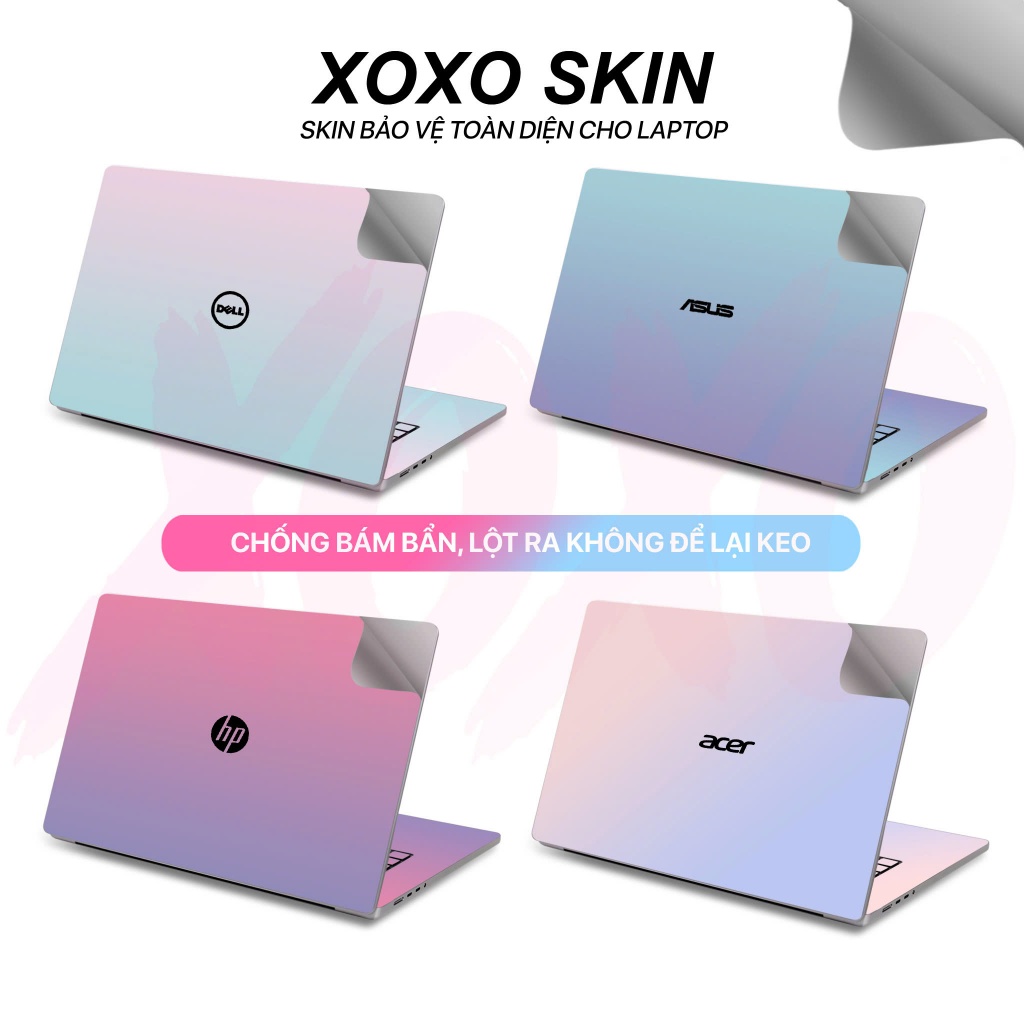 Skin Dán Laptop Mẫu Trơn Pha - Tấm Dán Laptop Dành Cho Mọi Loại Máy Hp/asus/acer/macbook/dell/lenovo/vaio,..