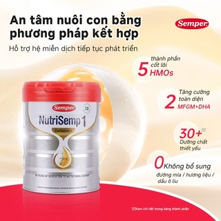 [MỚI VỀ] Sữa Bột Semper NutriSemper 800g Nhập Khẩu Thụy Điển - Hỗ Trợ Tiêu Hóa & Miễn Dịch Cho Trẻ