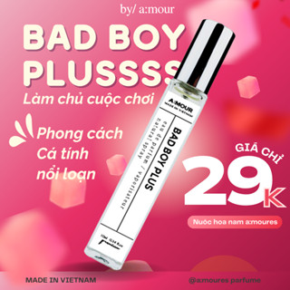 Nước Hoa Nam Amour Bad Boy Plus Nguyên Liệu Nhập Pháp Hương Thơm Ngọt Ngào, Bí Ẩn, Lôi Cuốn Dạng Xịt 10ml và 2ml
