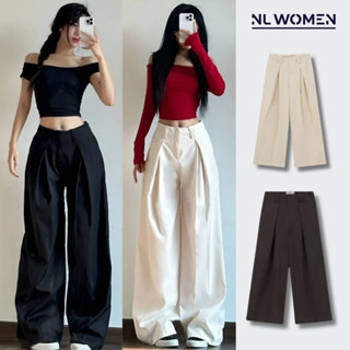 Quần Kaki Ống Suông Rộng Xuông Nữ CANA MS03 Jeans Cạp Cao Phong Cách Style