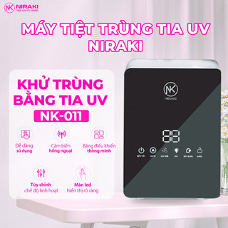 Máy Sấy Khô Tiệt Trùng Tia UVC Led Niraki NK-011 Tích Hợp 4 Chức Năng, Tiệt Trùng Bình Sữa Cho Bé, BH 1 tháng