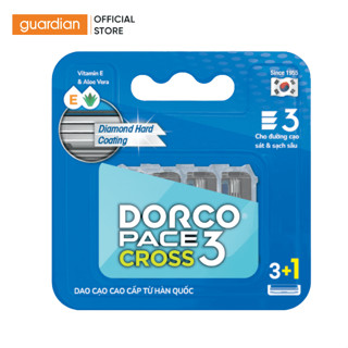  Đầu Dao Cạo Râu Dorco Pace 3 Cross TRC1040-B  4 Đầu Thay  | Guardian Việt Nam 