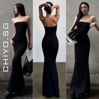 Đầm ống thun ôm body chuẩn dáng CHIYO.SG phong cách basic sang chảnh D120