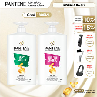 Dầu Gội PANTENE Pro-V Ngăn Rụng Tóc/ Suôn Mượt Óng Ả - Chai 1800ML