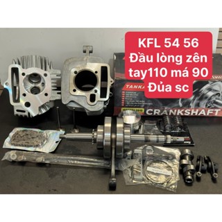  Full combo đầu lòng zên  54   56 tuoring supap 24 28  dên má 90 2 NỒI - dùng cho ex50   sirius 50   dream   wave ..... 