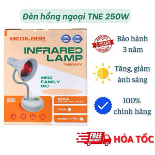 (GIAO NHANH 30 PHUT) Đèn hồng ngoại sưởi ấm TNE Lamp - BAYOKA có DimMer(kèm bóng đèn 250W)