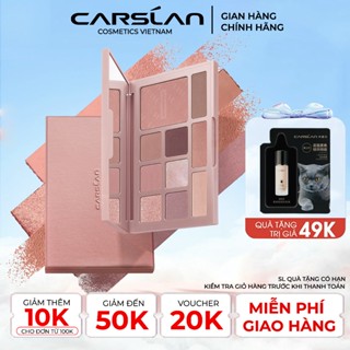 Bảng Phấn Mắt CARSLAN 10 Màu đa Chức Năng Phấn bắt sáng Tạo khối Phấn má hồng 12g Carslan Việt Nam