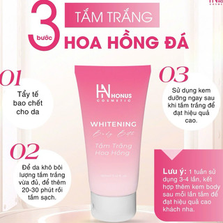  Ủ Trắng Body Honus Hỗ Trợ Nâng Tone Da Body Dưỡng trắng sáng da 