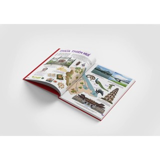 Sách KĐ - Đất Nước Gấm Hoa - Atlas Việt Nam - Ấn Bản Lưu Dấu 63 Tỉnh Thành