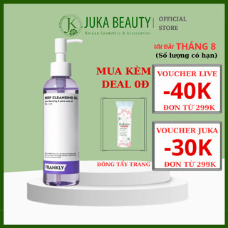 Dầu tẩy trang giảm mụn ẩn, mụn đầu đen Frankly BHA/ LHA Deep Cleansing Oil 200ml