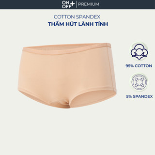  Quần lót nữ Boyshort Cotton Spandex êm ái tự nhiên lành tính ONOFF -16UN25A457 