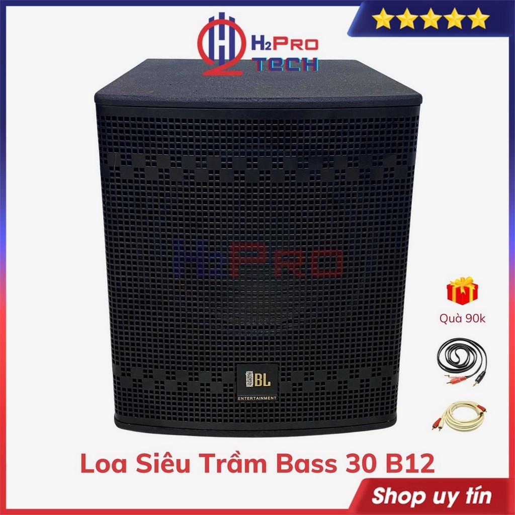 Loa Siêu Trầm Bass 30 Jb B12 500W (Tặng Dây Canon + AV) - Sub Karaoke Bass 30cm Bãi Cao Cấp - H2Pro