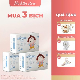 [Combo 3 Bịch Tặng Quà] Tã Bỉm Momotaro Chính Hãng, Bỉm Quần/Dán Siêu Mỏng Cho Bé Đủ Size