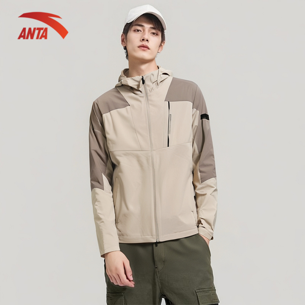 ANTA Nam Training Áo khoác dài đơn Single Trench Coat 1524C7606S