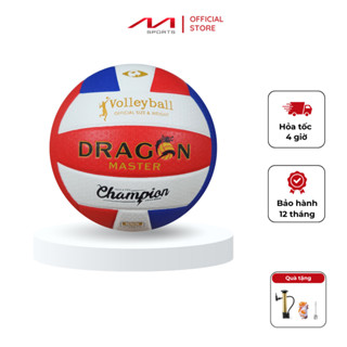Banh bóng chuyền da PU Dragon Master DG6520 chuyên thi dấu tập luyện, Tặng bộ phụ kiện, Ship hỏa tốc