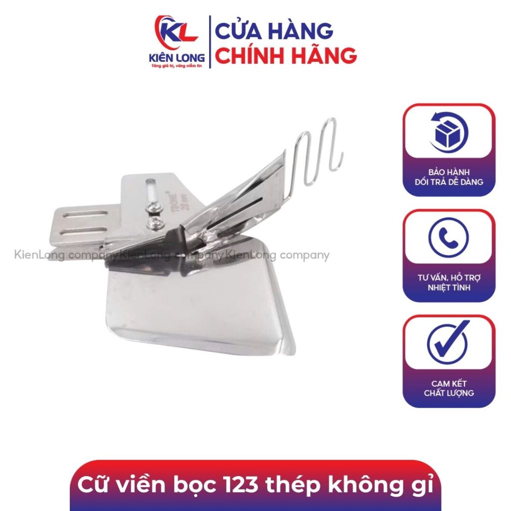 Cữ viền bọc 123 thép không gỉ cao cấp mối hàn chắc chắn, độ bền cao, chống oxy hóa hiệu quả