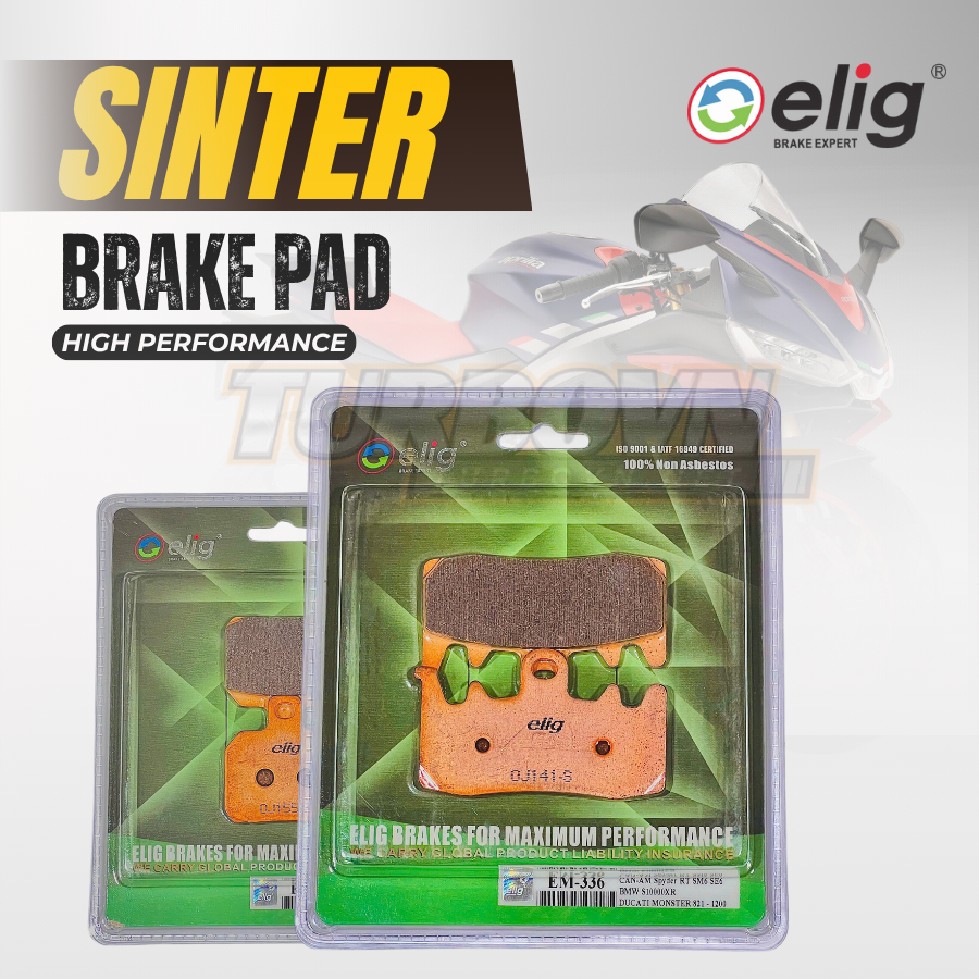 BỐ THẮNG ELIG SINTER APRILIA RS 660 2022-2025 ( S-039, T-336 )