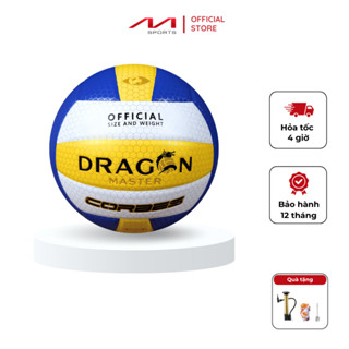 Banh bóng chuyền da PU Dragon Master DG 6900 chuyên sử dụng trong thi đấu, Tặng bộ phụ kiện, Ship hỏa tốc