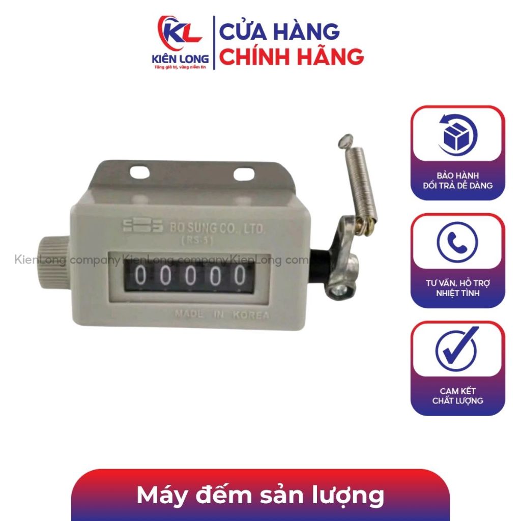 Máy đếm sản lượng, Máy đếm năng suất sản phẩm Bosung tiện lợi ngành may, cao cấp