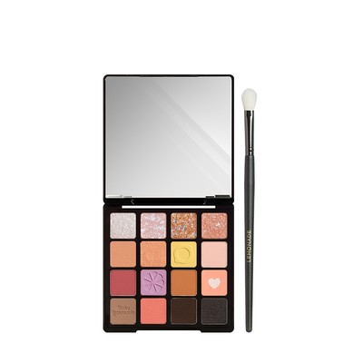 [LIVESTREAM KOL] COMBO Bảng phấn mắt Lemonade Aesthetic  Eyeshadow Palette Version 2 20.8g&Cọ trang điểm mắt 4g