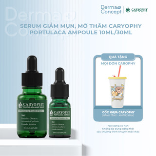  Serum giảm mụn mờ thâm Caryophy Portulaca Ampoule 10ml 30ml 