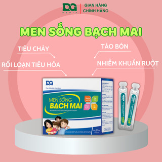  Men sống Bạch Mai chính hãng DG DOGIA men vi sinh cho bé bổ sung lợi khuẩn hệ tiêu hóa hộp 20 ống 