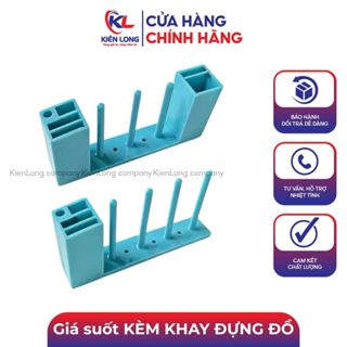 Giá suốt KÈM KHAY ĐỰNG ĐỒ, CÓ ĐẾ NAM CHÂM tiện lợi, gọn gàng dùng trong ngành may mặc (giá 1 cái)
