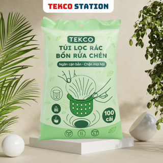 COMBO 100 TÚI LƯỚI LỌC RÁC TEKCO THÔNG MINH CHO BỒN RỬA CHÉN BÁT
