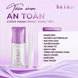 Dung Dịch Vệ Sinh Phụ Nữ CANDIMA THE HiGH 8GÓI x 5ml CHÍNH HÃNG - Gel Chăm Sóc Phụ Khoa