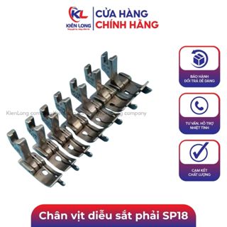Chân vịt diễu sắt phải SP18 cho máy may 1 kim công nghiệp, phụ kiện may mặc chính xác, bền bỉ