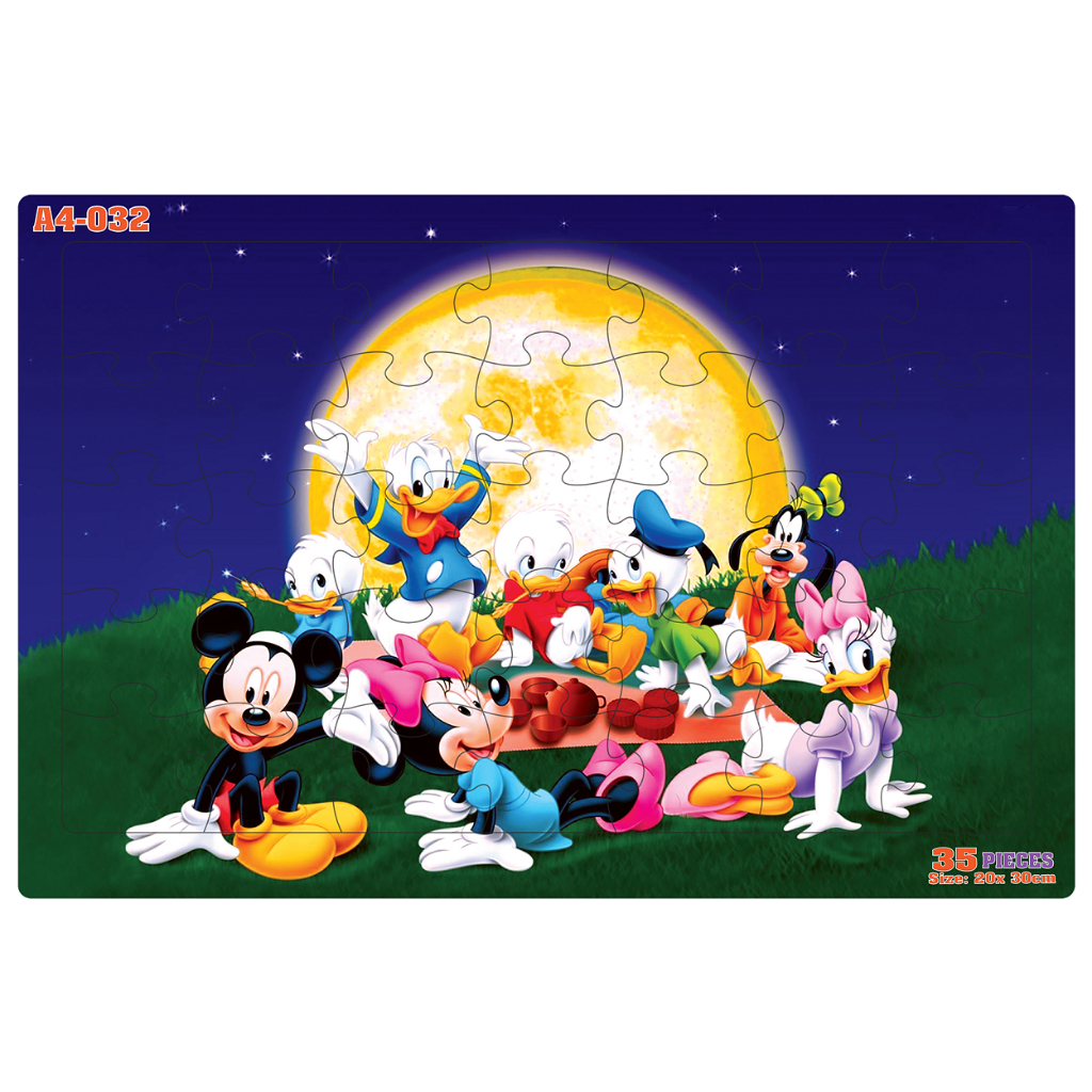 BỘ TRANH XẾP HÌNH 35 MẢNH - MICKEY