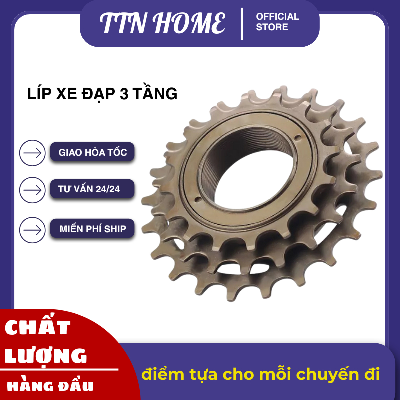 Líp 3 tầng dành cho xe đạp