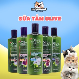 Sữa Tắm Olive Cho Chó Mèo - Dưỡng Mượt Lông, Khử Mùi, Diệt Ve Rận, Lưu Hương Lâu Cho Thú Cưng 450ml
