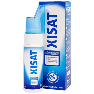  Xịt mũi nước biển sâu Xisat 75ml hồng,xanh dương xanh lá 
